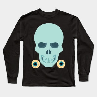 Halloween skull Eyes Long Sleeve T-Shirt